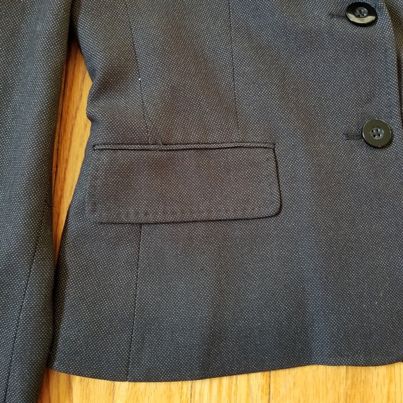 Anne Klein Career Blazer Black White 10 - Picture 4 of 7